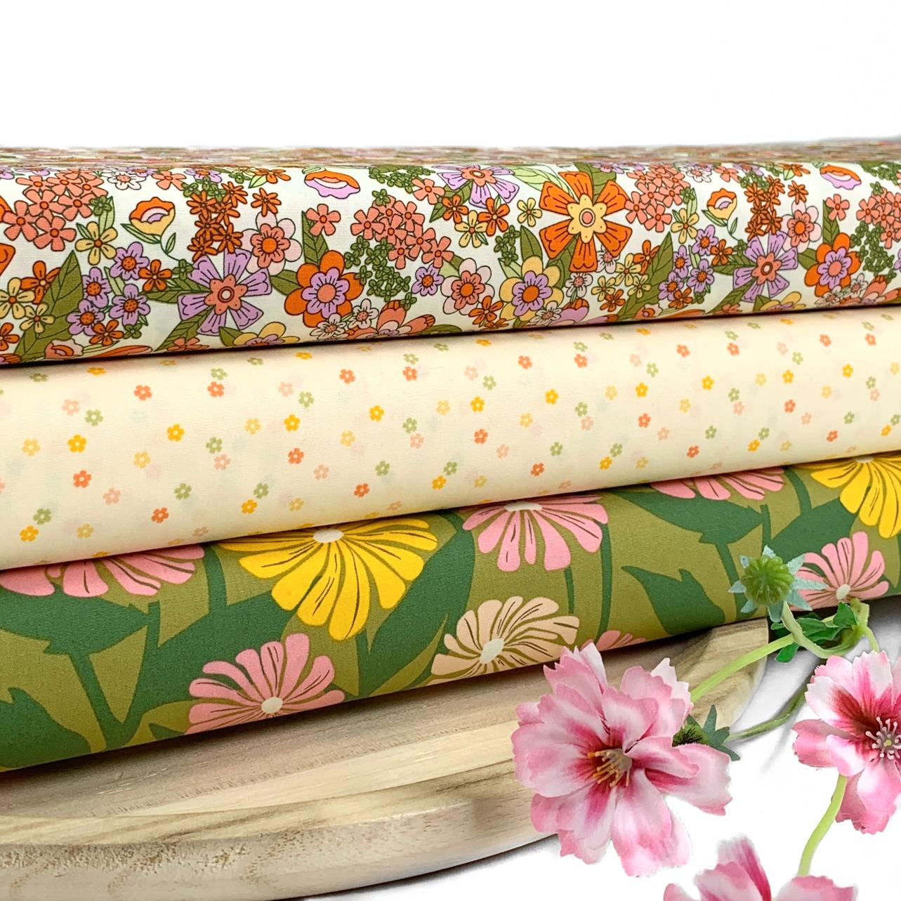 LIDANI - Baumwolle - Growing Path - Flower Bloom - Art Gallery Fabrics