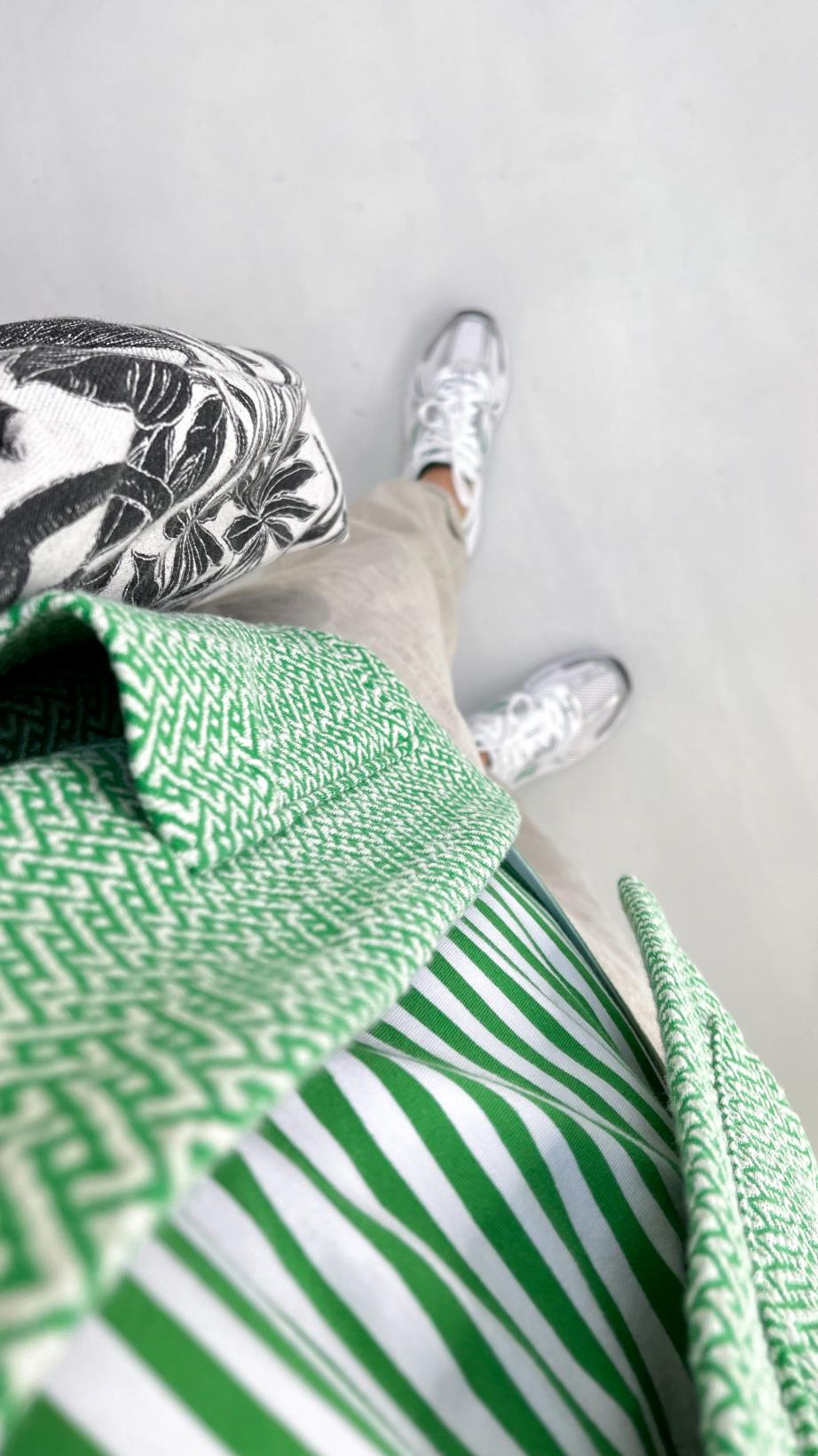 LIDANI - Bio Jacquard Jersey - Connect Knit - A17/A83 - meringa 