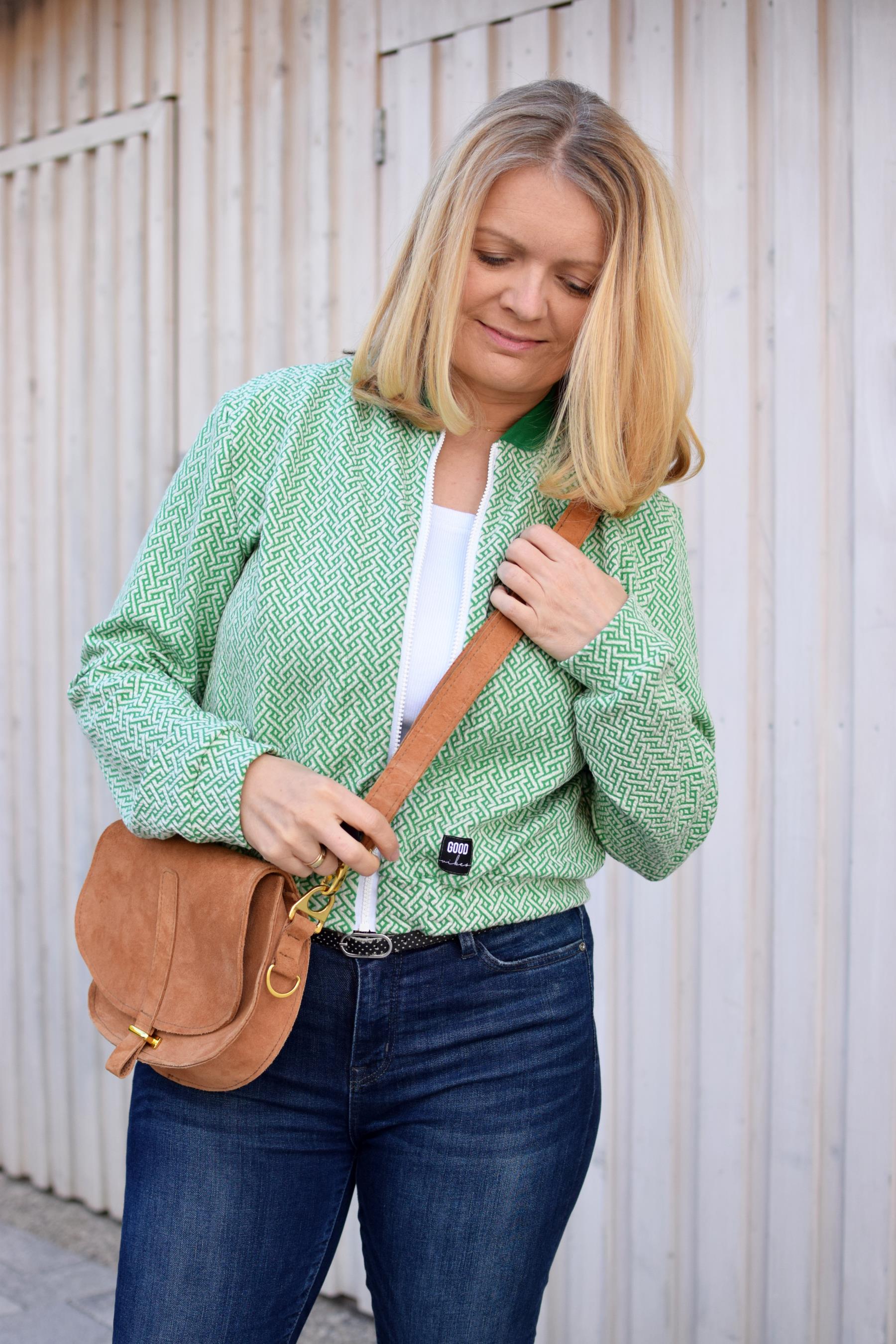 LIDANI - Bio Jacquard Jersey - Connect Knit - A17/A83 - meringa 