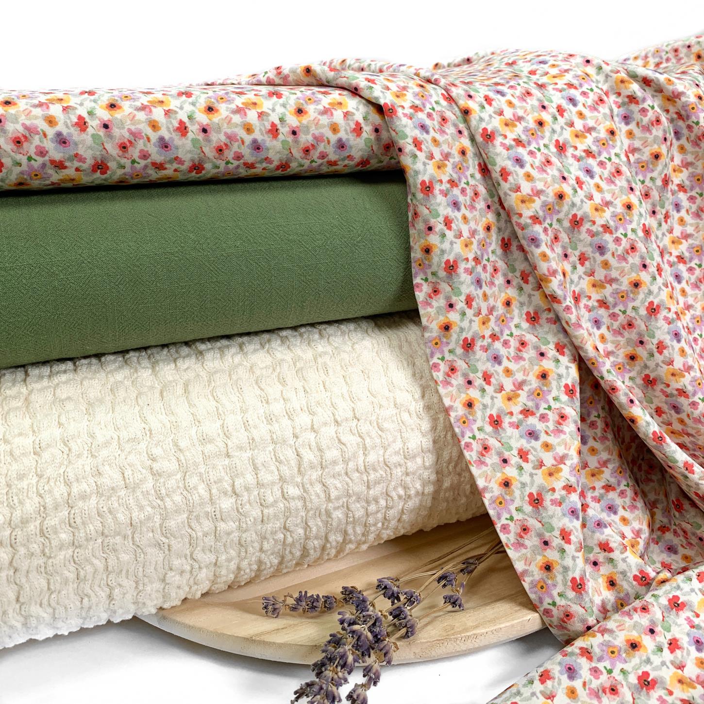 LIDANI - Baumwolle - Vintage washed - moos