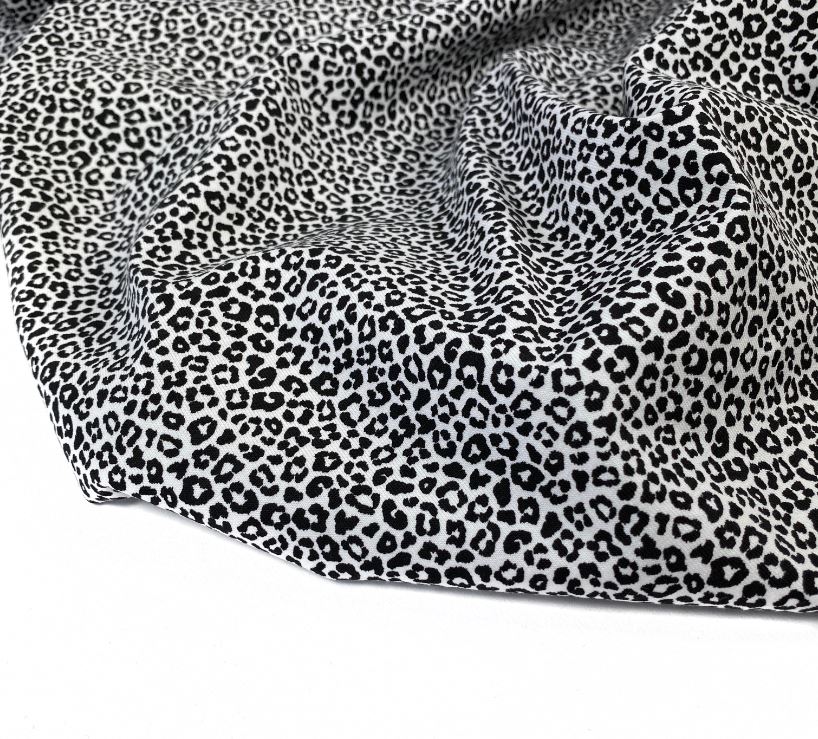  Jersey Digitaldruck Leopardenmuster 160 cm breit 130 cm  RESTSTÜCK