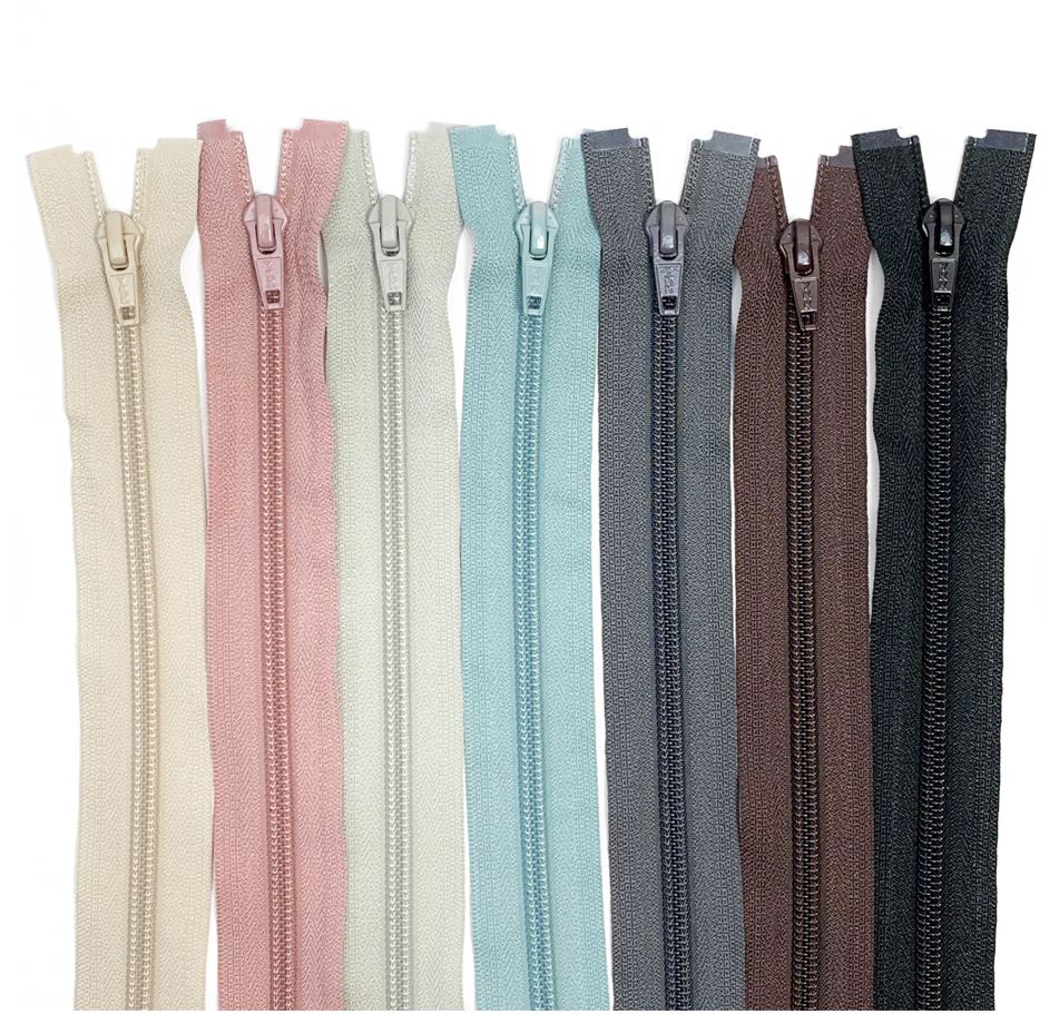 YKK Offener Reißverschluss Nr. 572 Beige, 66 Cm – Nickelfrei, Metallzähne Für Jacken & Taschen