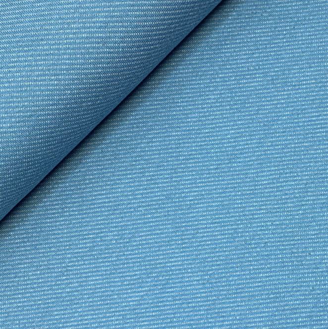 LIDANI - Jacquard Jersey - Serge - Streifen diagonal - grau/blau - Swafing