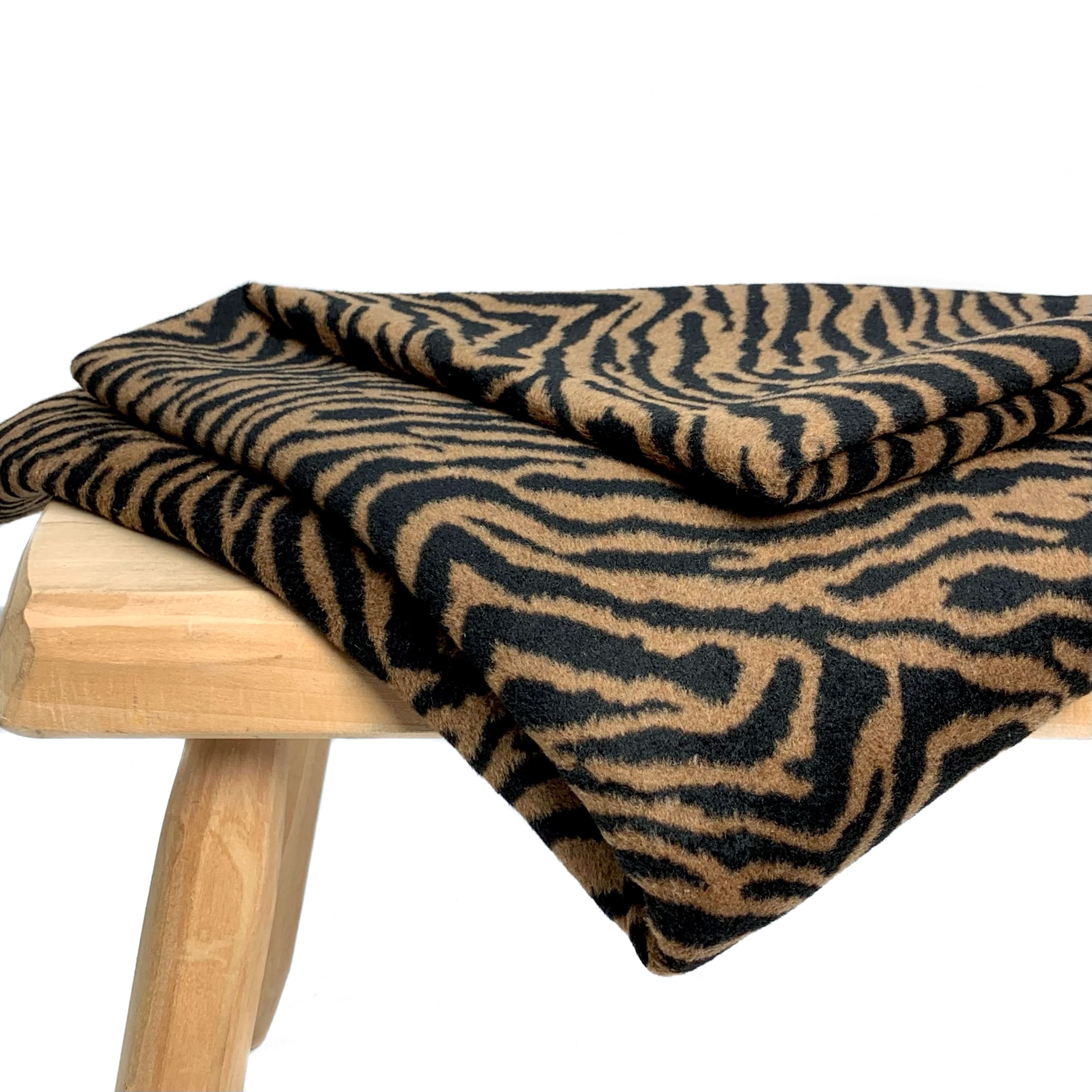 Baumwolle - Webware - Poplin - Leopardenmuster - Animal Print - Braun