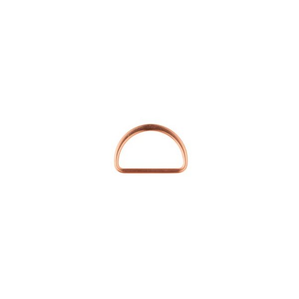 D-Ring - rosegold - 25 mm
