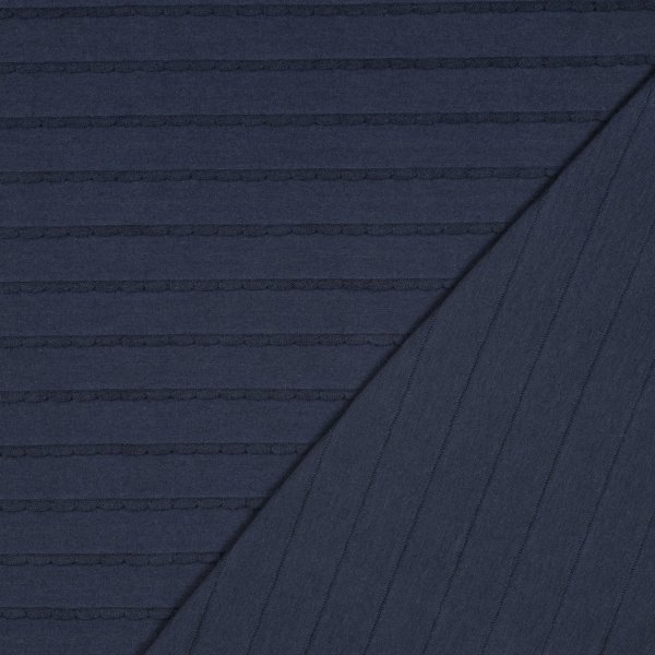 Jersey - Ruffles - navy