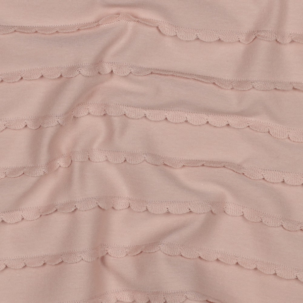 RESTSTÜCK 0,50m !!! - Jersey - Ruffles - nude