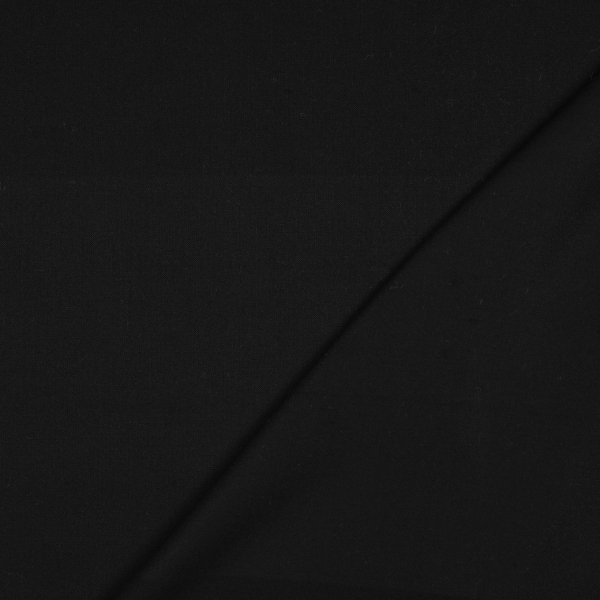 Viskose Gabardine Stretch - Wool Touch - schwarz
