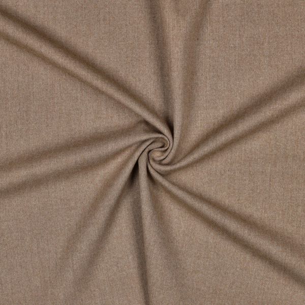 Viskose Gabardine Stretch - Wool Touch - sand meliert