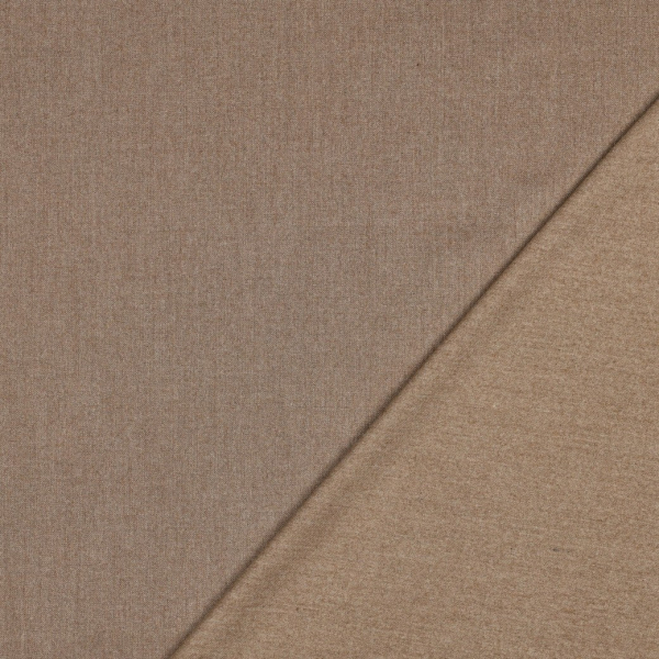 Viskose Gabardine Stretch - Wool Touch - sand meliert