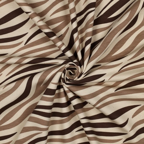 Sweat - Zadok Zebra - braun/ecru/beige