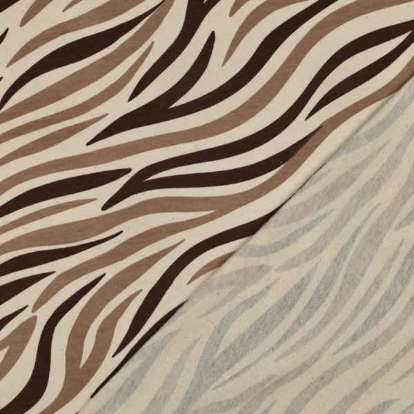 Sweat - Zadok Zebra - braun/ecru/beige