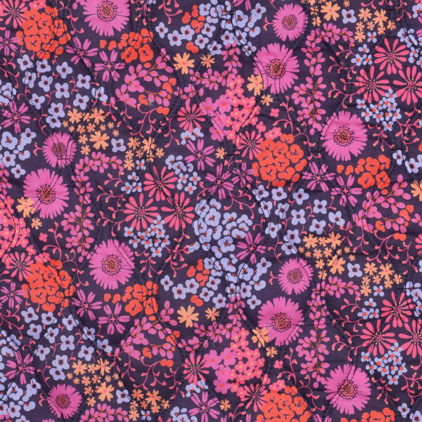 Doubleface Stepper - Mieke Flower - lila/violett
