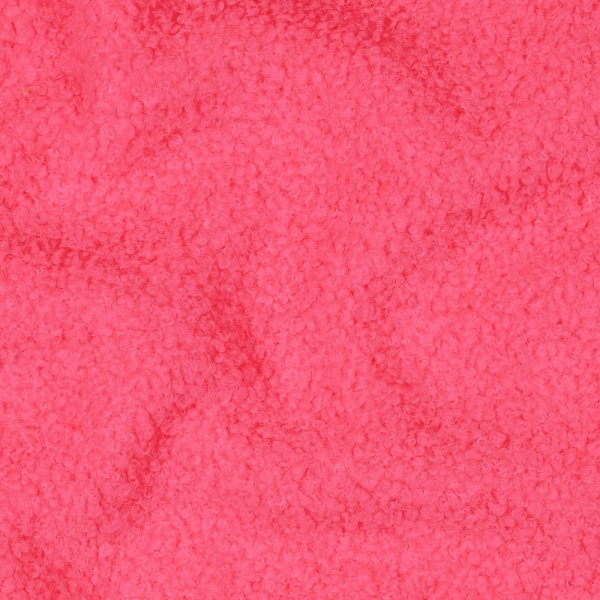 RESTSTÜCK 0,40m !!! - Double Sided - Teddy Fleece - pink neon