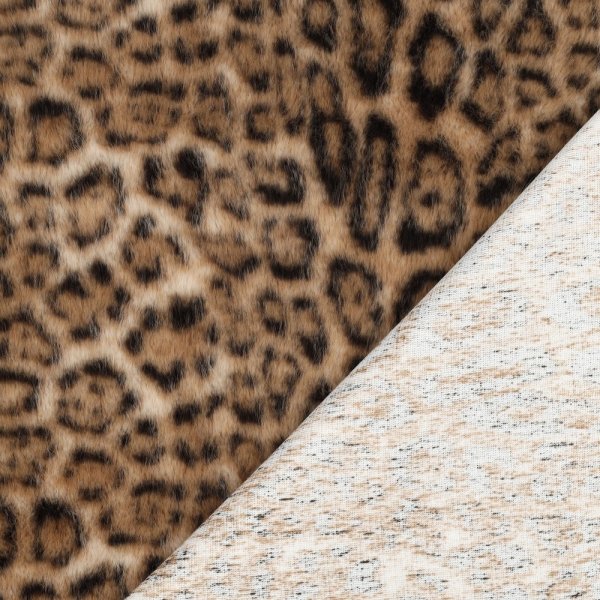 Fellimitat - Shira Leopard - beige/schwarz