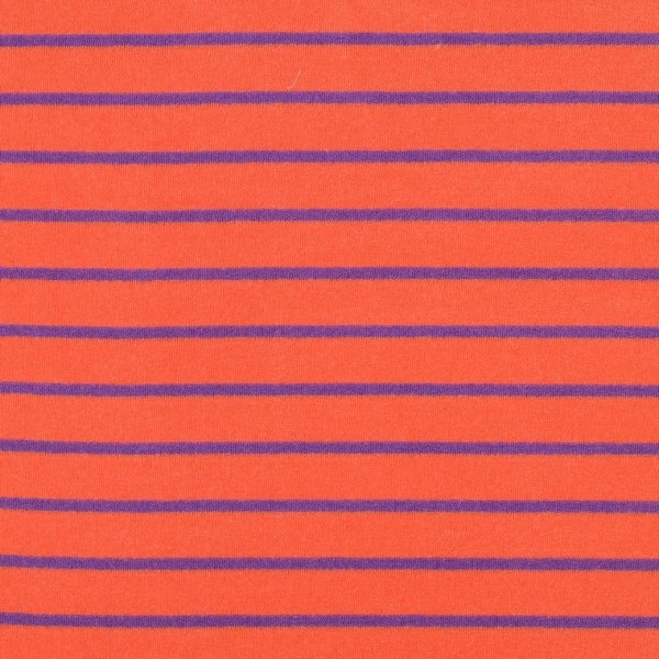 Frottee - Streifen - orange/lila