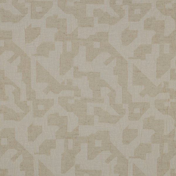 Baumwoll Leinen Viskose Gemisch - Alvar Struktur - sand/beige