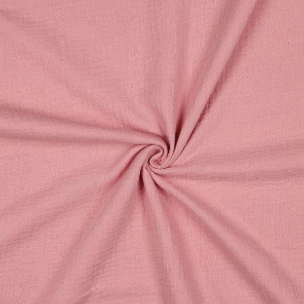 Bio Musselin - uni - peach