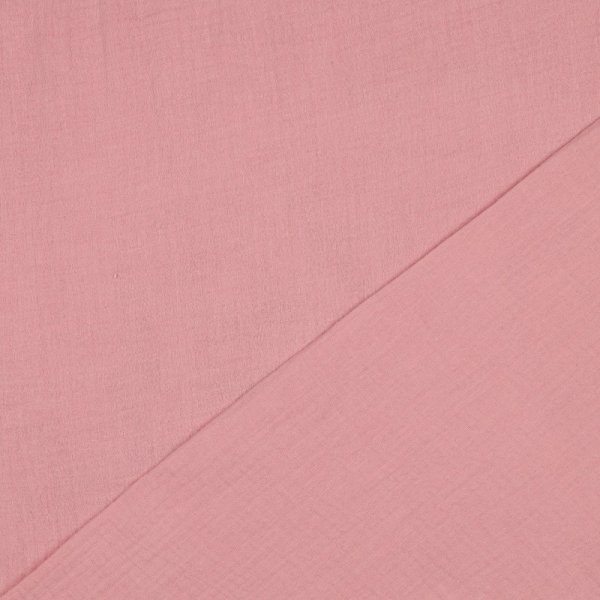 Bio Musselin - uni - peach