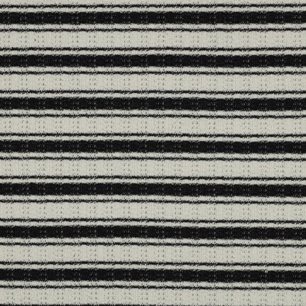 Sommerstrick - Small Black Stripe - creme/black