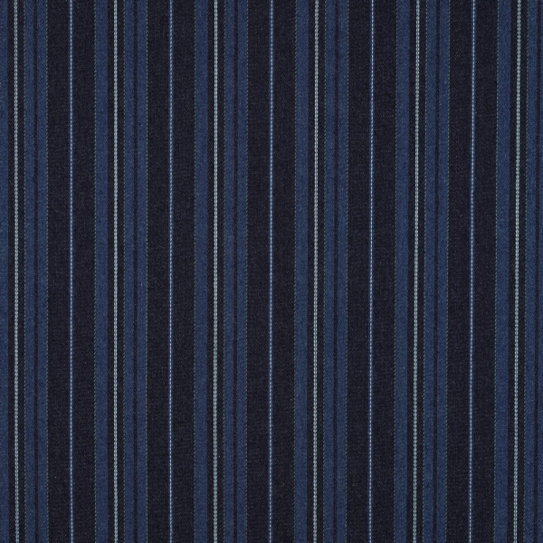 RESTSTÜCK 1,30m !!! - Denim - Thade Stripes - indigo blau