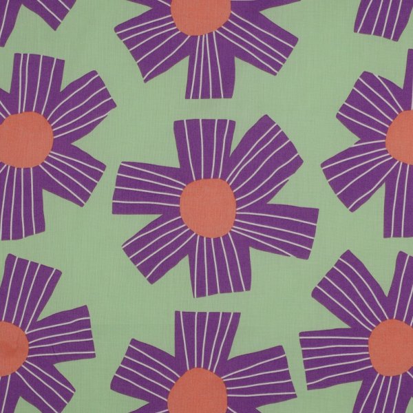 Baumwoll Voile - Sunny Days - soft green - Nerida Hansen