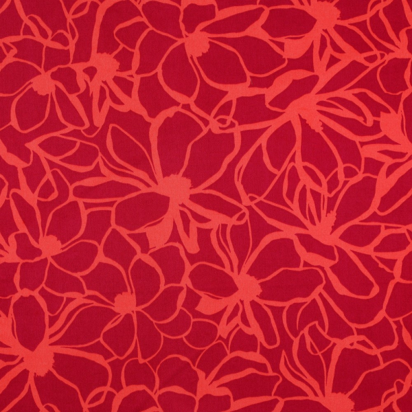 RESTSTÜCK 1,60m !!! - Baumwoll Satin - Magnolia - magenta - Nerida Hansen