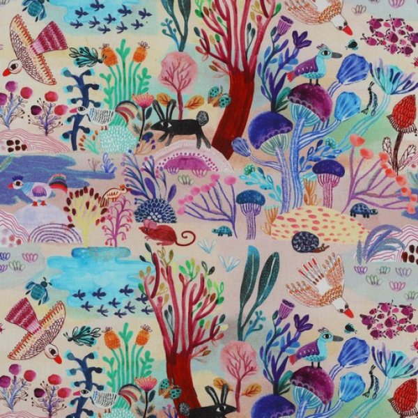 RESTSTÜCK 1,50m !!! - Feine Baumwoll Popeline - Sunshine - abricot - Nerida Hansen