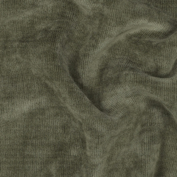 Doubleface Verlours Sherpa/Teddy - uni - khaki