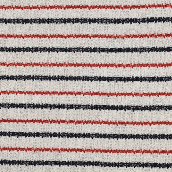 Sommerstrick - Selene Streifen - ecru/marine/rost