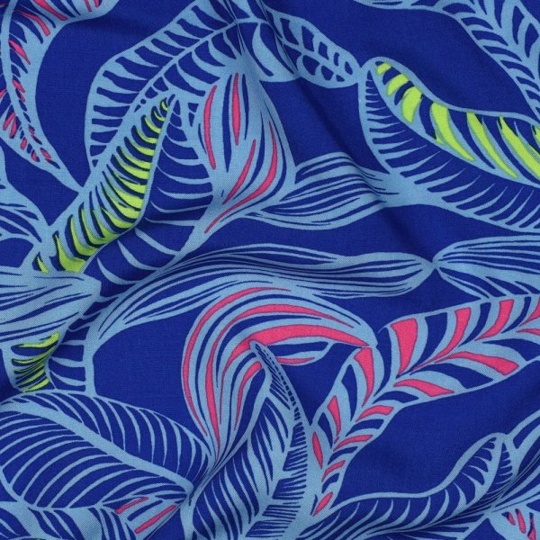 Viskose mit LENZING™ ECOVERO™ Fasern - Miray - blau