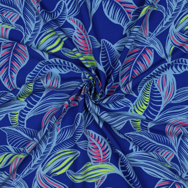 RESTSTÜCK 1,20m !!! - Viskose mit LENZING™ ECOVERO™ Fasern - Miray - blau