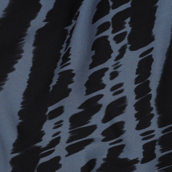 Viskose - Nachtwind - blaugrau/schwarz