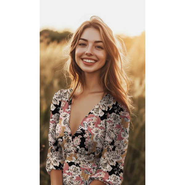 Viskosesatin - Ranya Flowers - beige/altrosa/schwarz