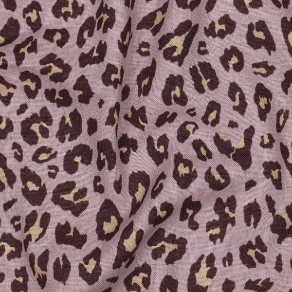 Viskose Leinen - Lando Leo - altrosa/mauve/beige