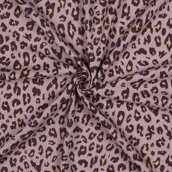 Viskose Leinen - Lando Leo - altrosa/mauve/beige