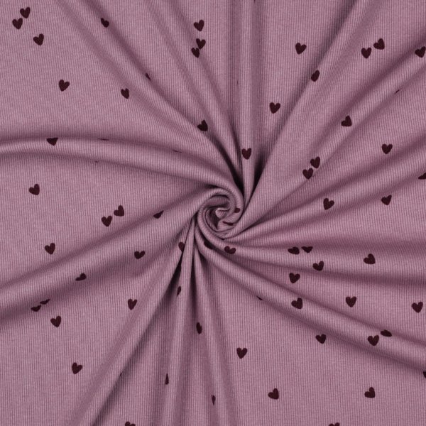 Rib Jersey - Sweathearts - flieder
