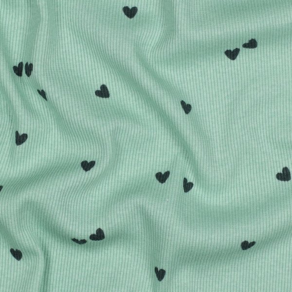 Rib Jersey - Sweathearts - mint