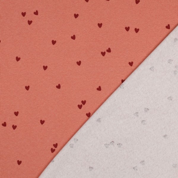 Rib Jersey - Sweathearts - koralle