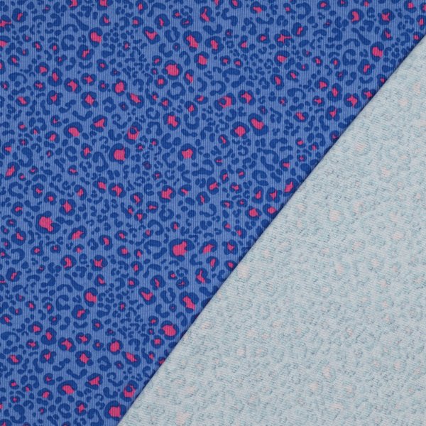 Rib Jersey - Roxy Leo - blau/pink