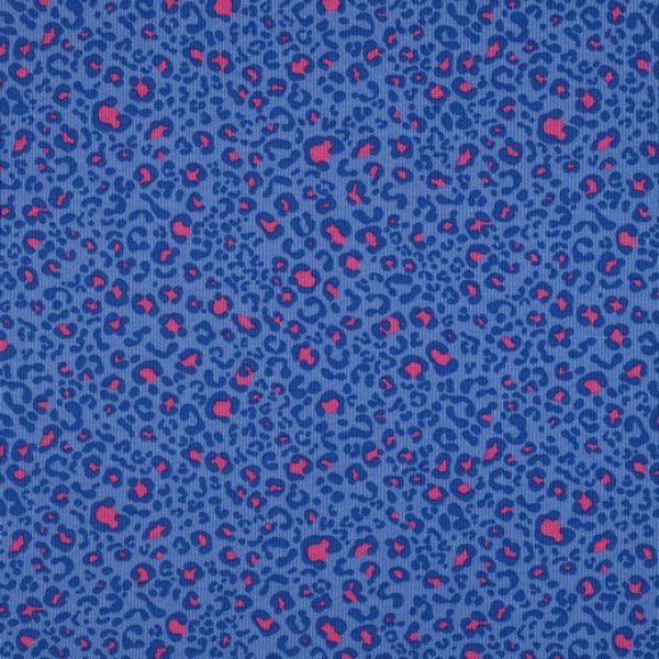 Rib Jersey - Roxy Leo - blau/pink