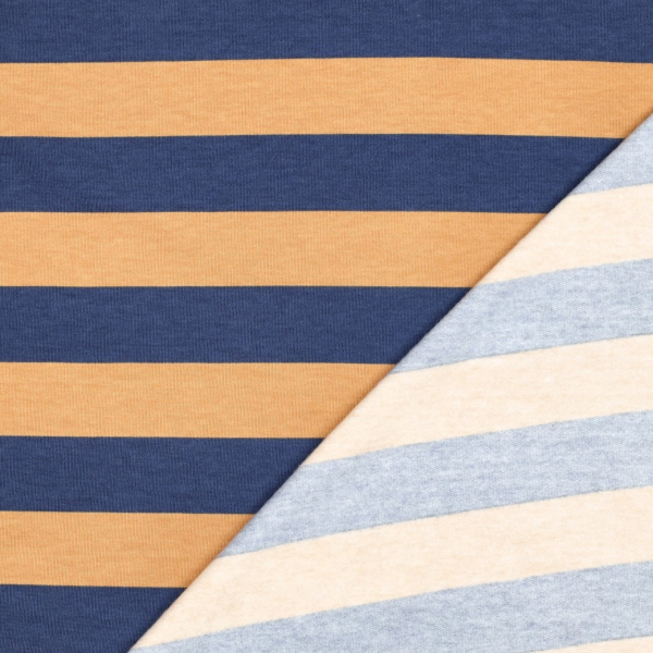 Soft Sweat - Meiko Stripes - navy/ocker