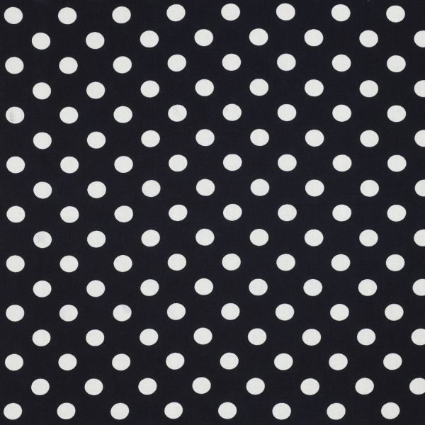 Viskose - Selda Dots - navy/weiß