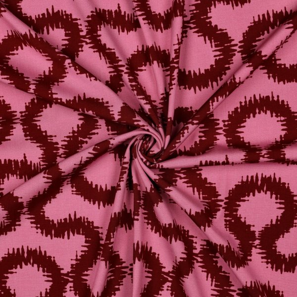 Viskose Stretch - Rhett - rosa/rot