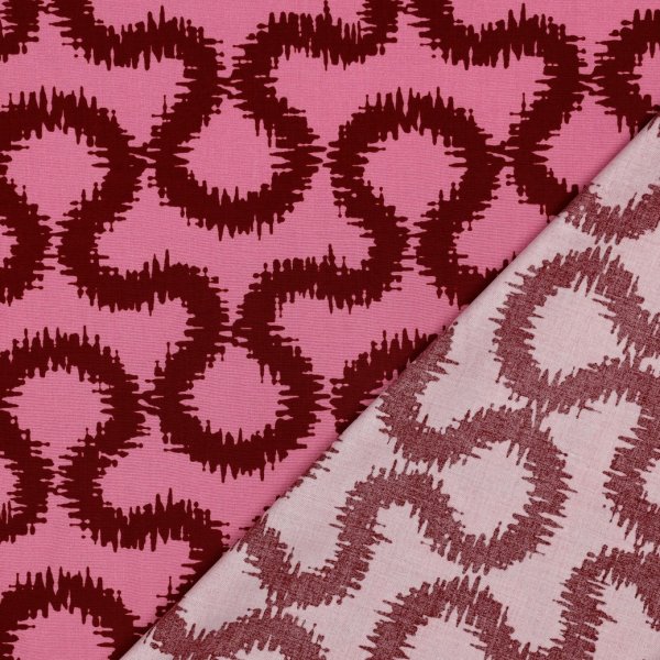 Viskose Stretch - Rhett - rosa/rot