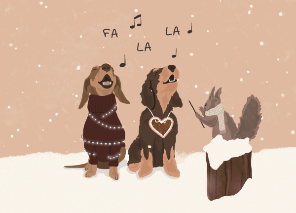Postkarte - Falala - Alfie´s Greetings