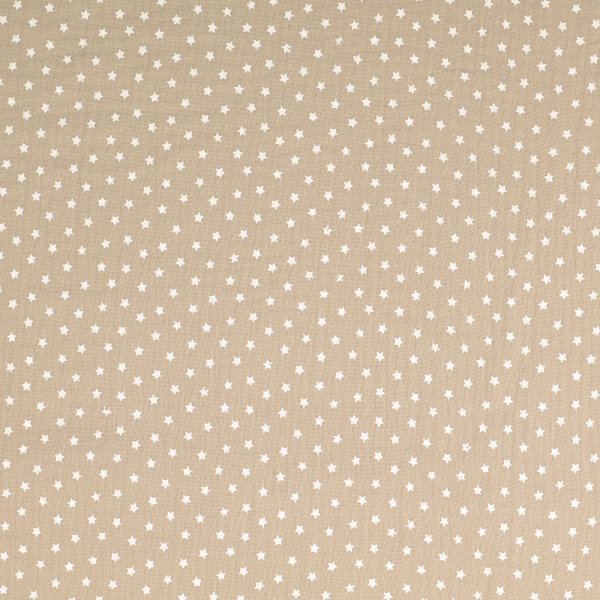 Musselin - Sternenzauber - beige