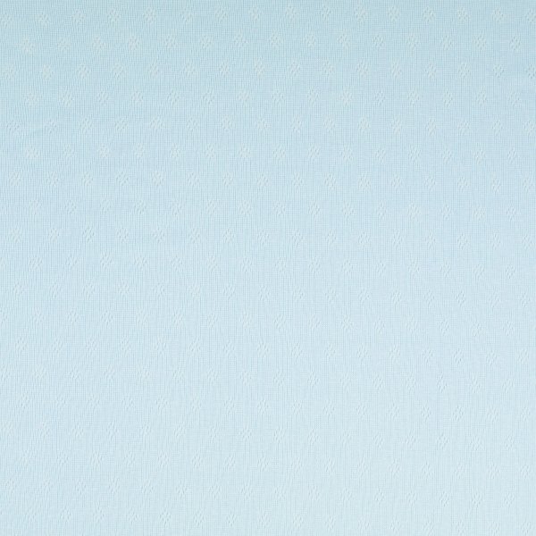 RESTSTÜCK 90cm !!! - Feinstrickjersey - Ajour - hellblau