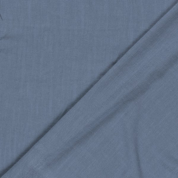 Viskose Leinen Slub - uni - graublau