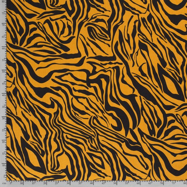 RESTSTÜCK 1,70m !!! - Lyocell - Zebra - senf